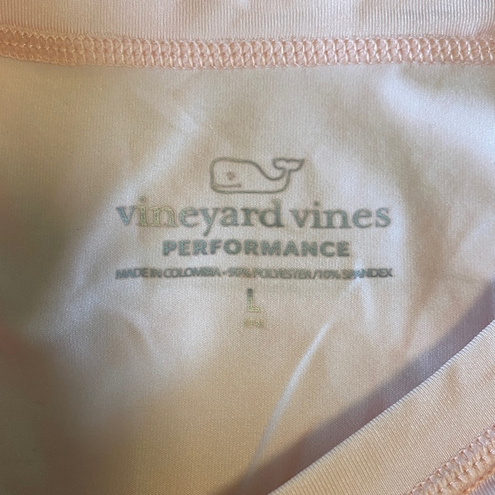 Vineyard Vines Performance Light Pink Short Sleeve Tee - Picture 3 of 8